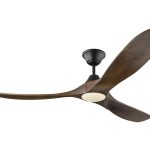 MAVERICK 60 LED - NEGRO MATE CON HOJA DE NOGAL OSCURO