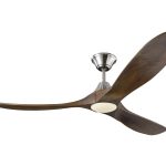 MAVERICK 60 LED - ACERO CEPILLADO W NOGAL OSCURO BL