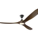 MAVERICK 70 LED - NEGRO MATE CON HOJA DE NOGAL OSCURO