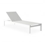 MILOS SUNLOUNGER WITH INT WHEELS