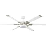 LOFT 62 LED - BLANCO MATE W ACERO CEPILLADO