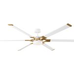 LOFT 72 LED - BLANCO MATE W LATÓN BRUÑIDO